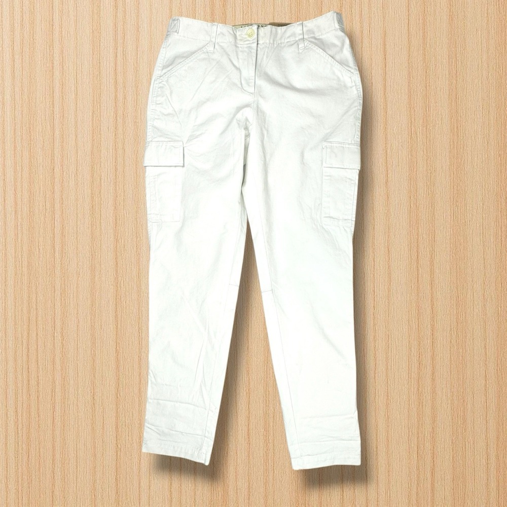 Land's End Women's Size 8 Low Rise Straight Leg Canvas Pants Heavyweight NWT $60 - Picture 2 of 13